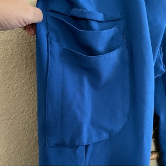 Figs Tema Performance Cargo Scrubs Pants Tropical Blue Women's Sz XL - Picture 5 of 12